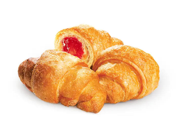 Delicious Croissant with Jam Filling