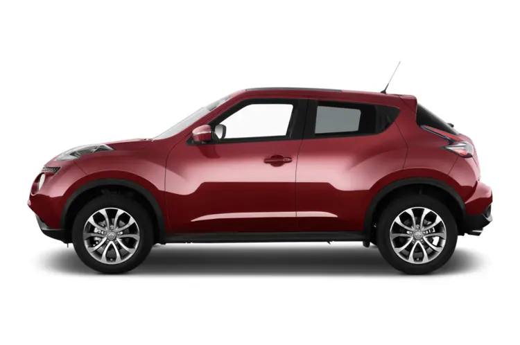 Red Nissan Juke Compact SUV Side View