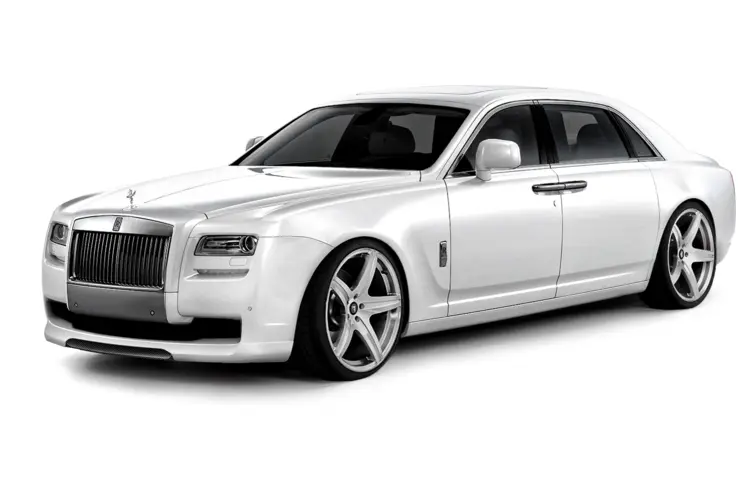 White Rolls-Royce Luxury Car
