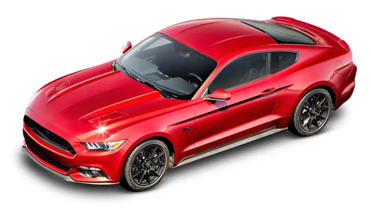 Red Ford Mustang Car