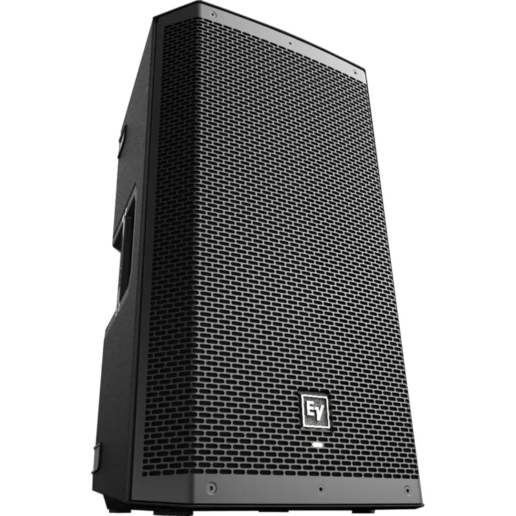 Tall Black Speaker for High-Quality Sound