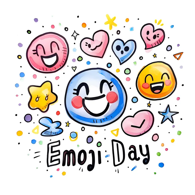Colorful Emojis for Emoji Day
