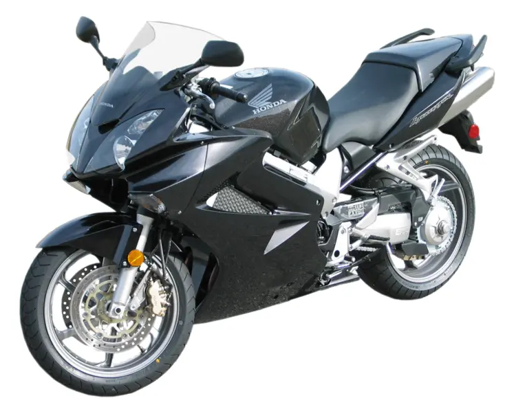 Black Honda Sportbike Motorcycle