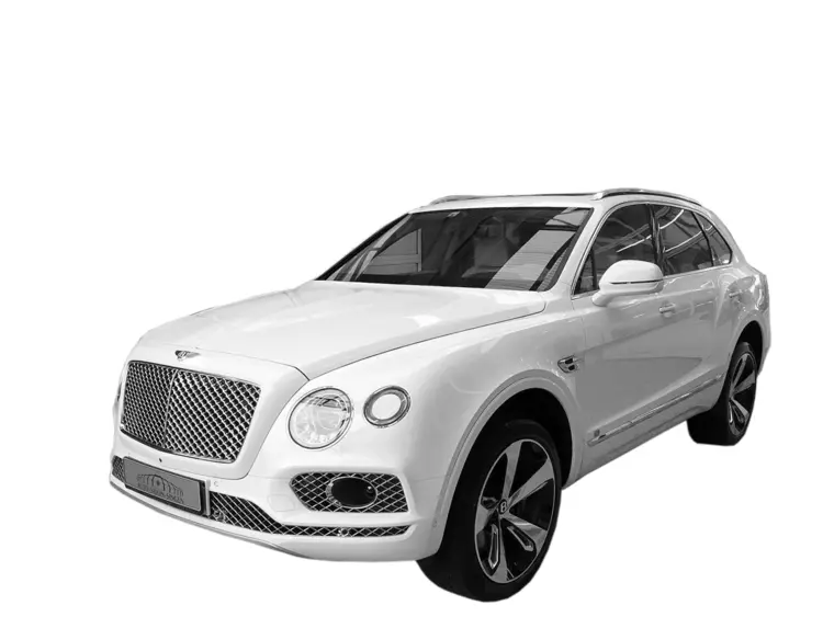 White Bentley SUV