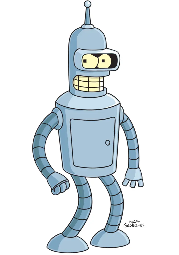 Standing Robot Cartoon