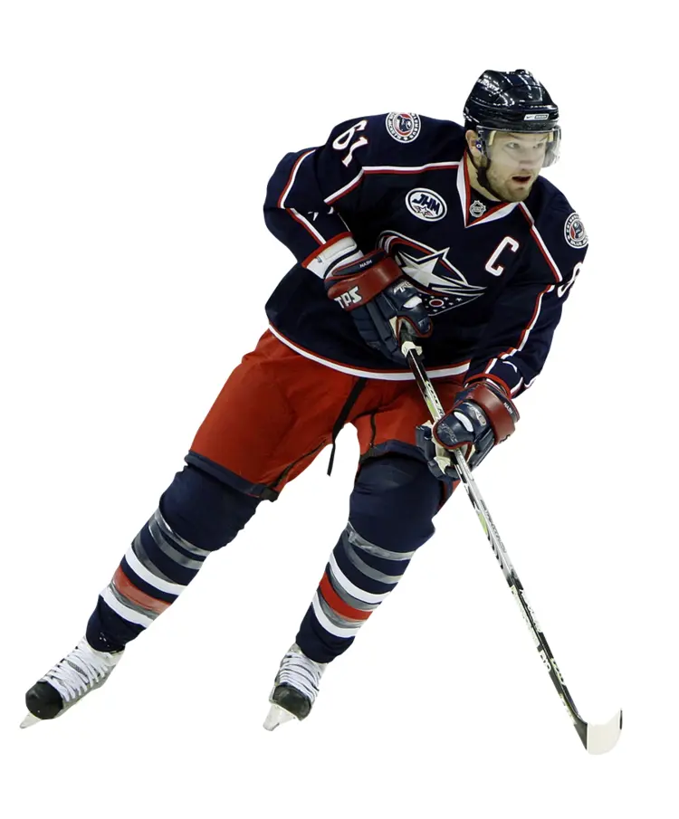 Hockey Player in Action
