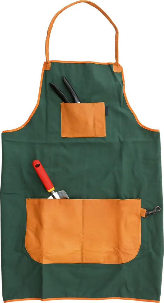 Green and Orange Gardening Apron