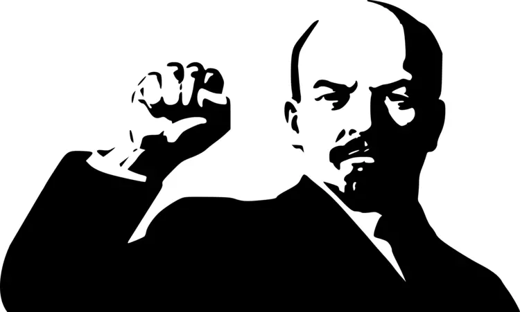 Black and White Portrait of a Man with Raised Fist