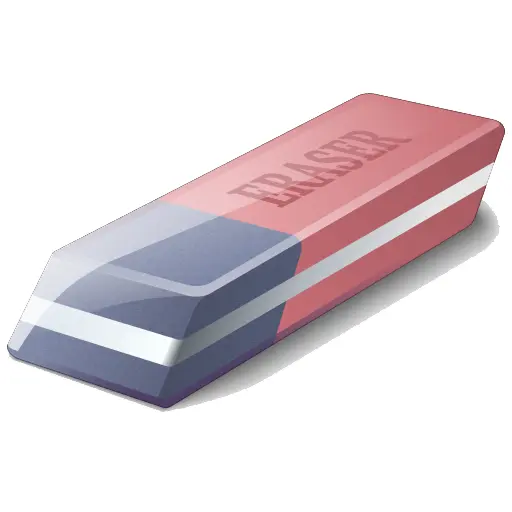 Pink Eraser for Stationery Supplies