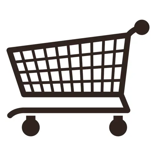 Brown Shopping Cart Icon