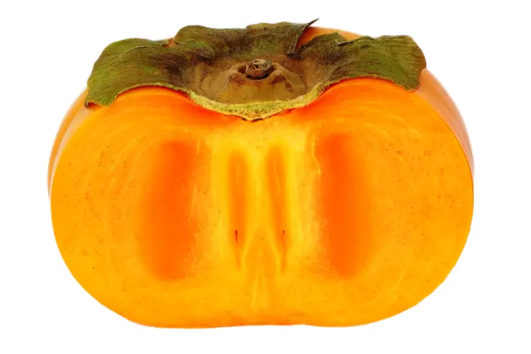 Cut Orange Persimmon