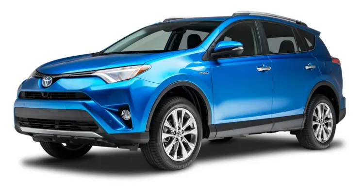 Blue Toyota SUV