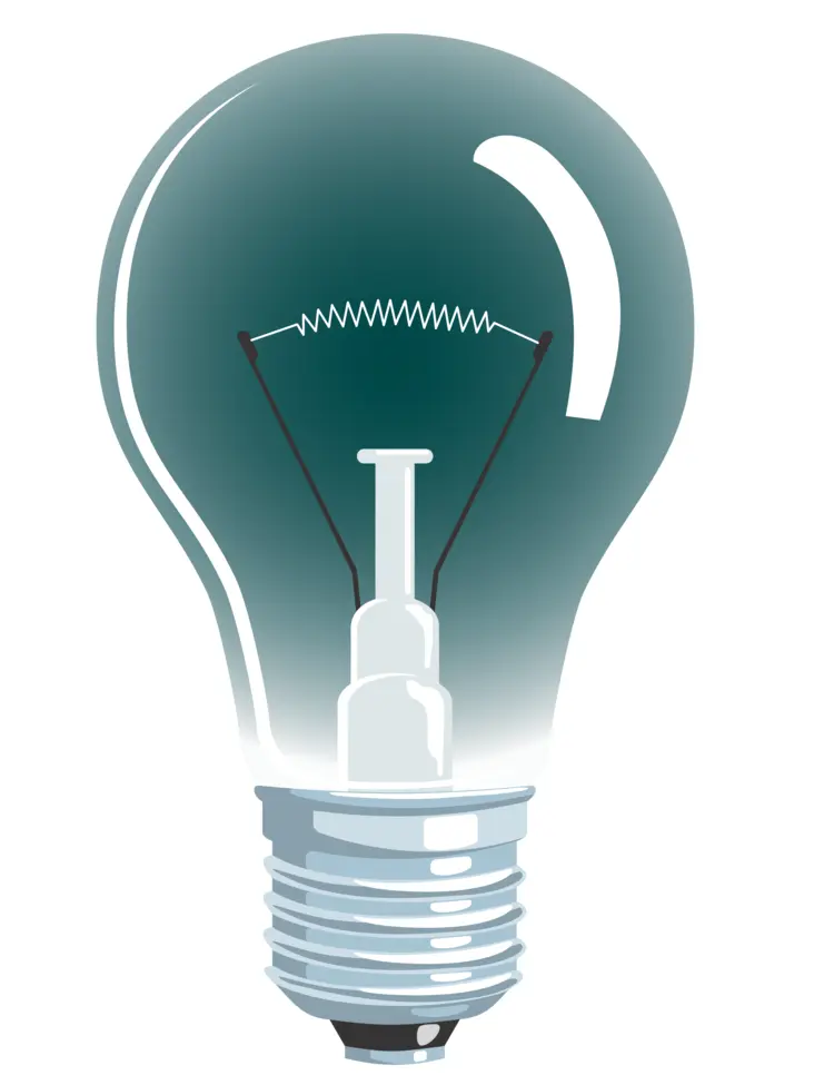 Classic Light Bulb Illustration