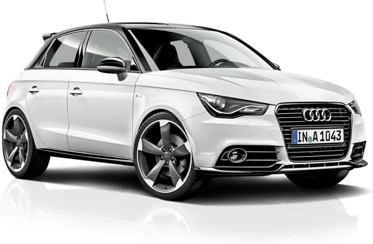 White Audi Compact Hatchback
