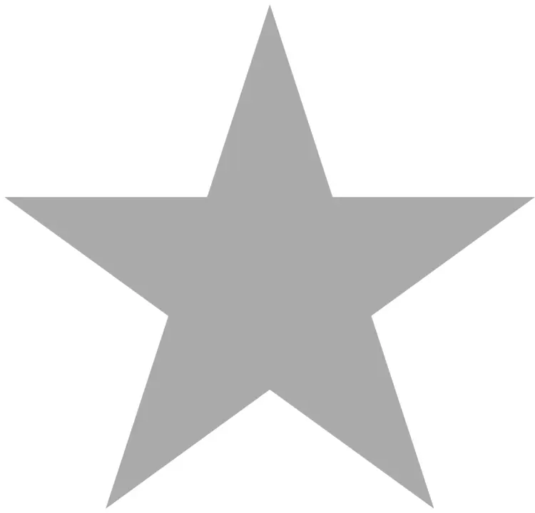 Simple Gray Star