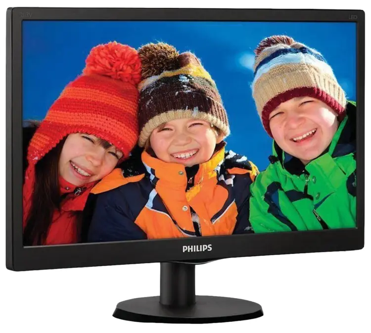 Philips Monitor Displaying Happy Children