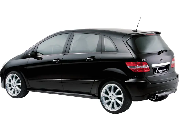 Black Hatchback Compact Car