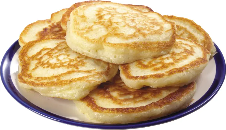 Delicious Golden Pancakes on a Plate