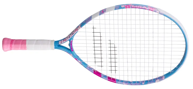 Blue and Pink Tennis Racket for Sports