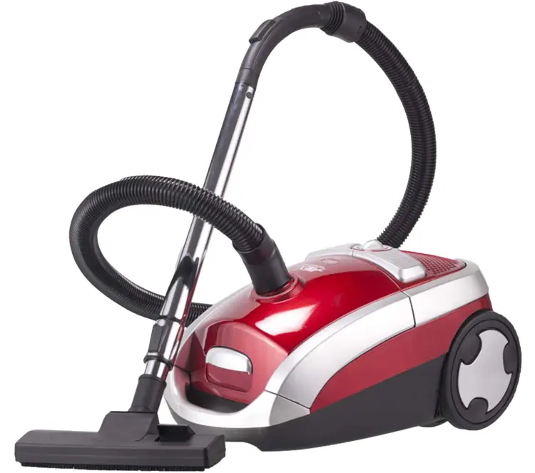 Red and White Vacuum Cleaner