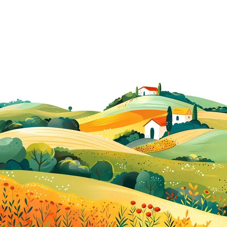 Scenic Countryside Landscape