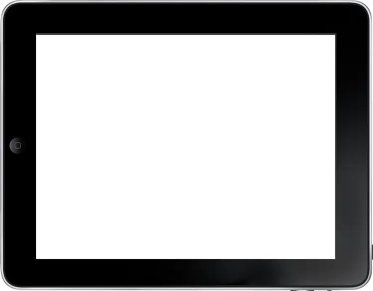 Black Tablet Frame