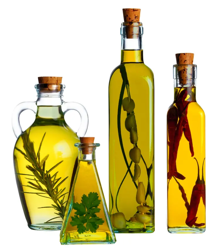 Assorted Infused Olive Oil Bottles