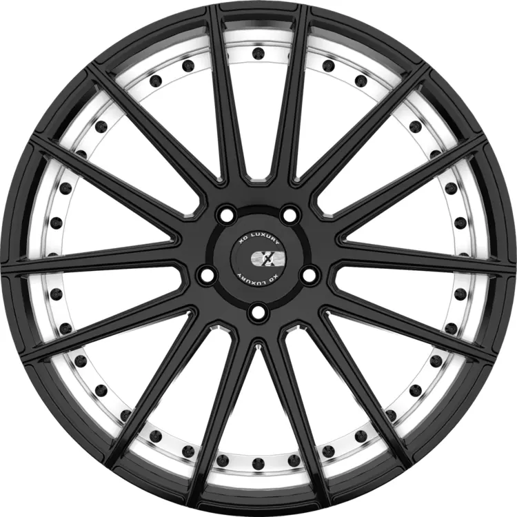 Black Multi-Spoke Wheel Rim