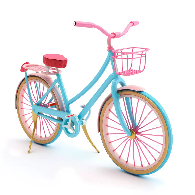 Pastel Colored Bicycle