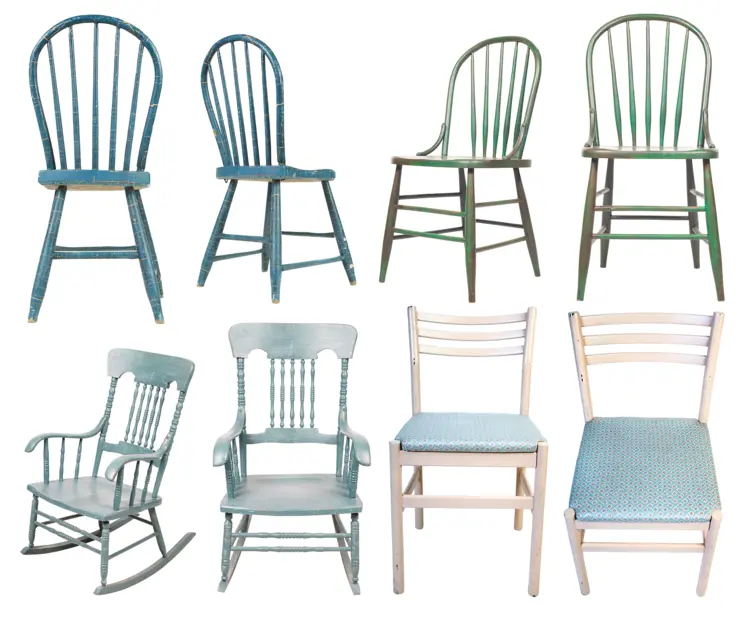 Vintage Wooden Chairs Collection