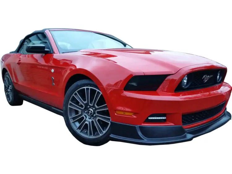 Red Convertible Car in Sports Style