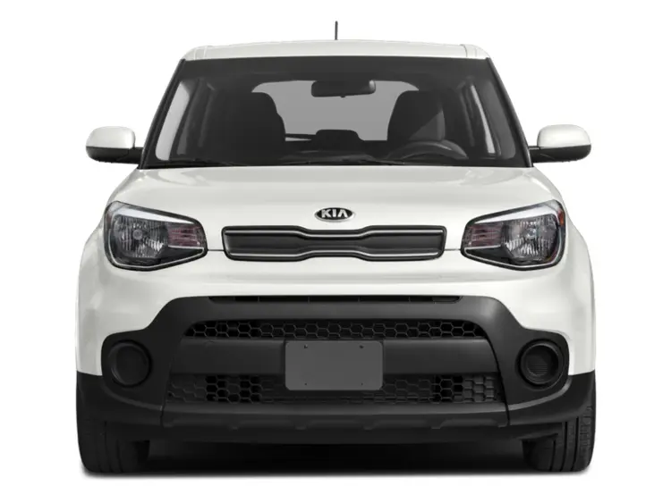 White Compact Car