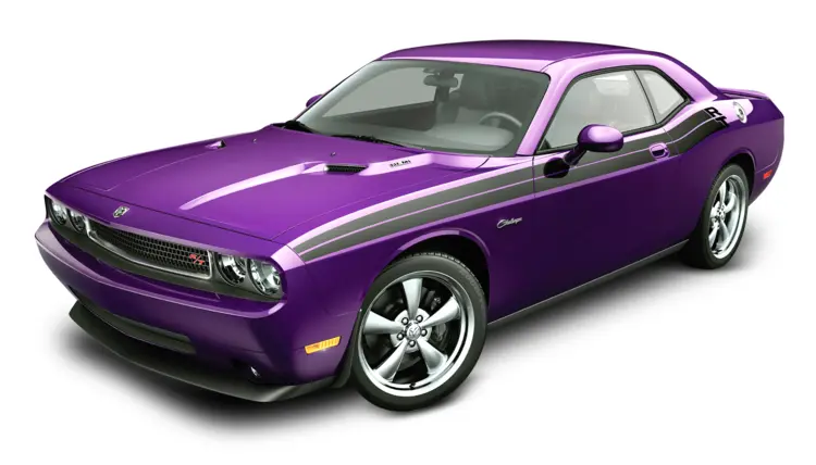 Purple Dodge Challenger Car