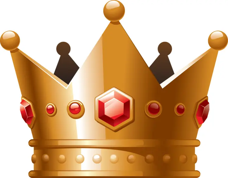Golden Crown with Jewels