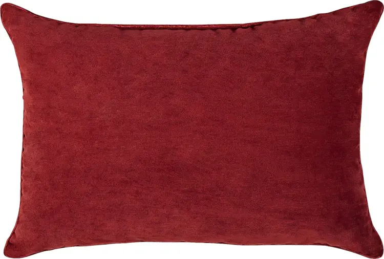 Soft Red Pillow for Comfortable Sleep