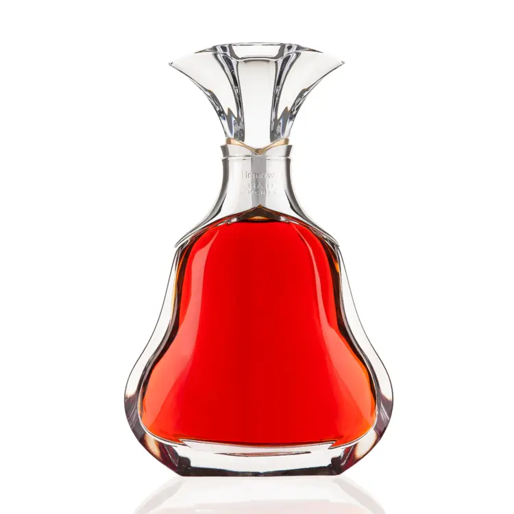 Red Liquid in Elegant Decanter