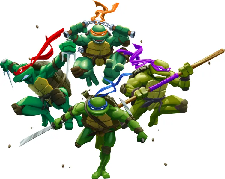 Ninja Turtles in Action