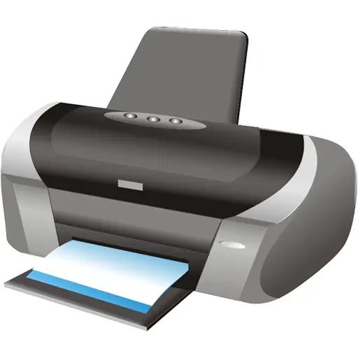 Black and Silver Printer for Office Use