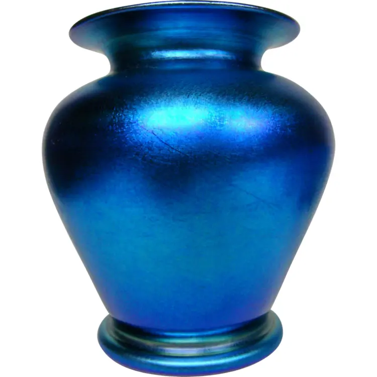 Shiny Blue Vase