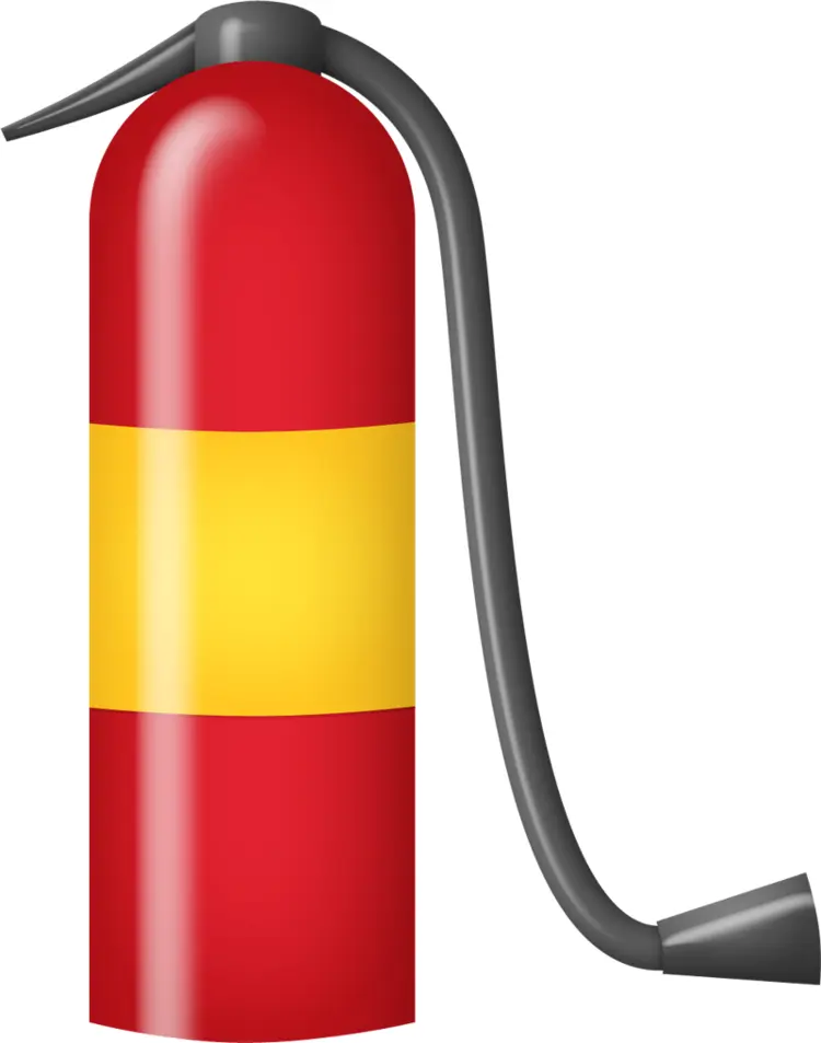 Red and Yellow Fire Extinguisher