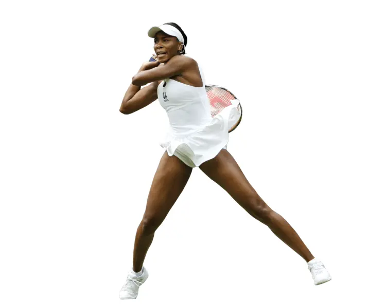 Tennis Player in Action