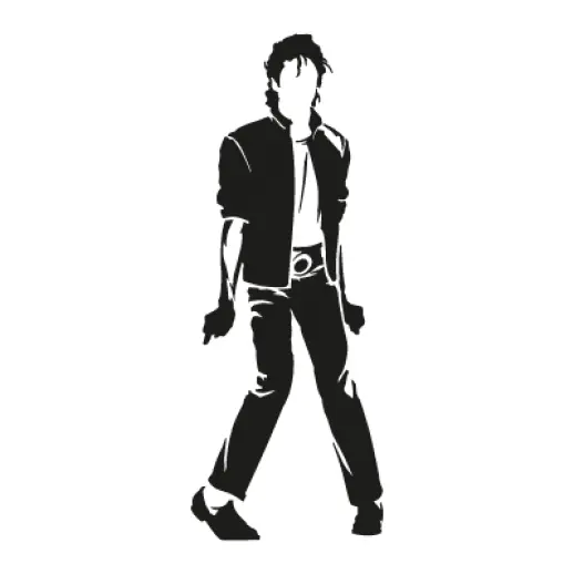 Dancing Man Silhouette
