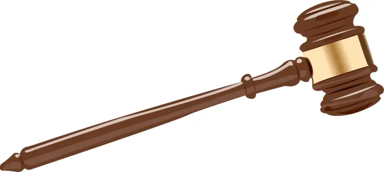 Long Handle Gavel for Courtroom Use