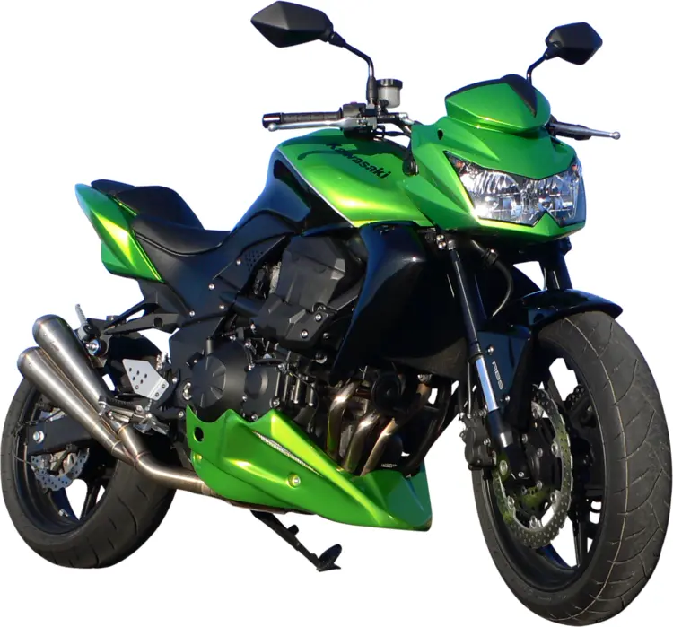 Green Naked Motorcycle