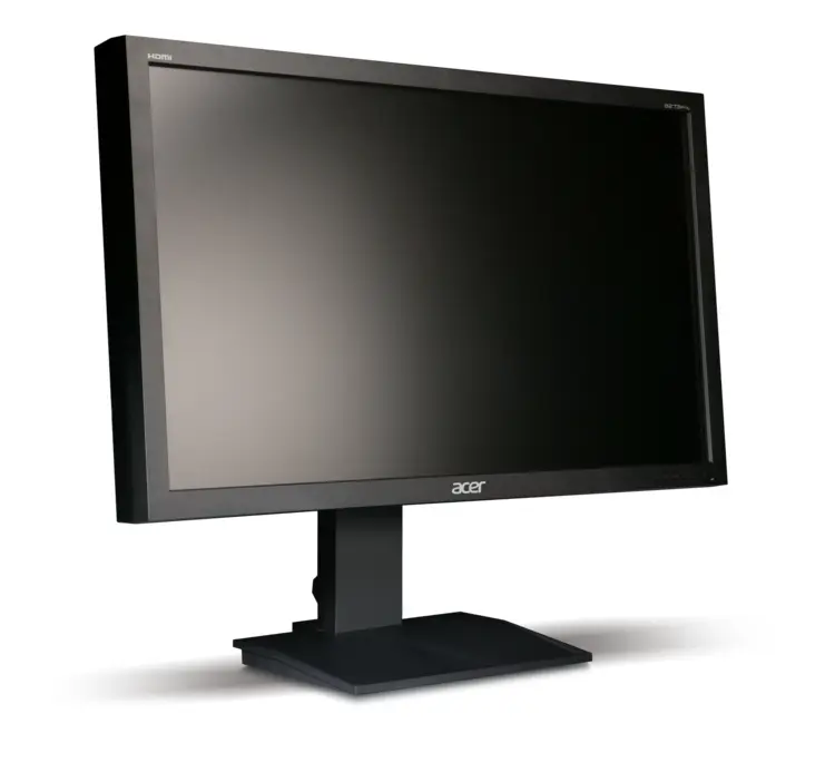 Black Acer Monitor Side View