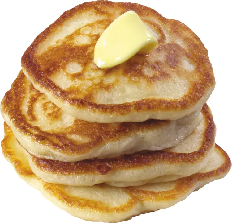 Delicious Stack of Fluffy Pancakes with Butter