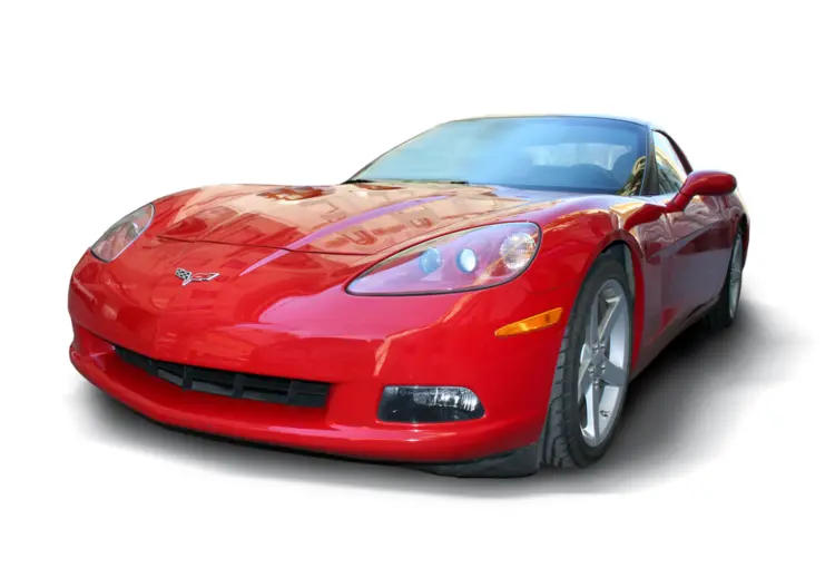 Red Corvette Sports Car