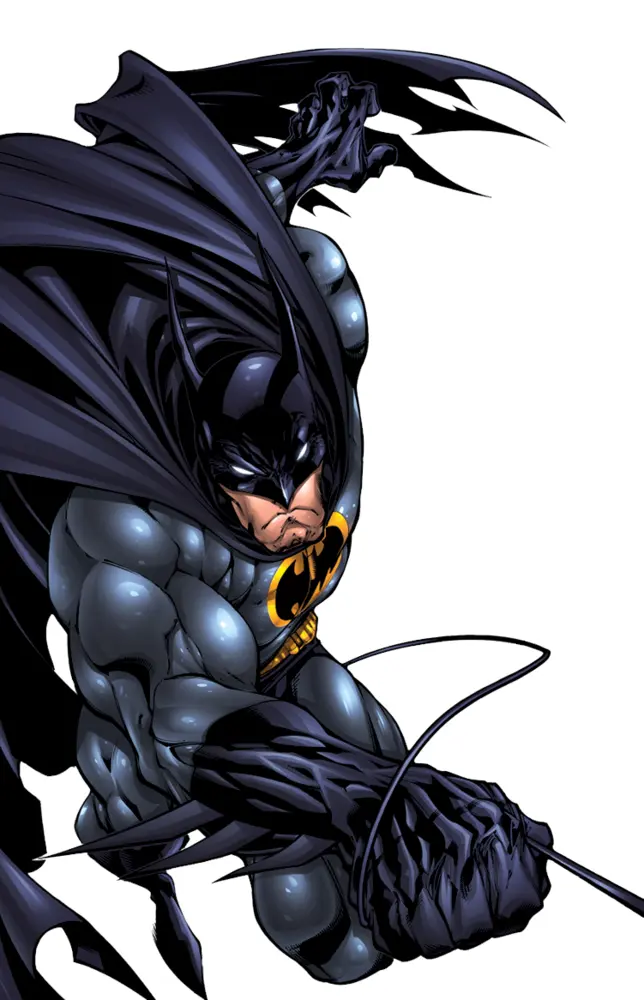 Comic Style Batman in Action Pose