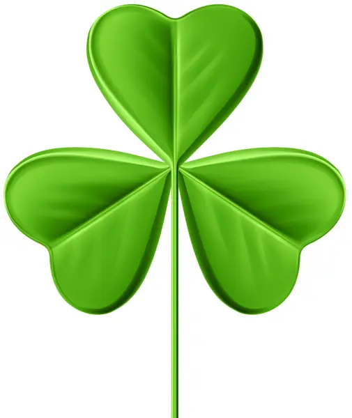 Detailed Green Shamrock Symbol for St. Patrick's Day