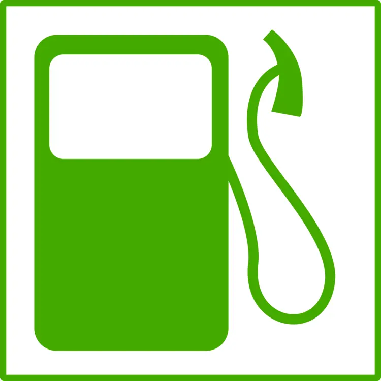 Green Gas Pump Icon